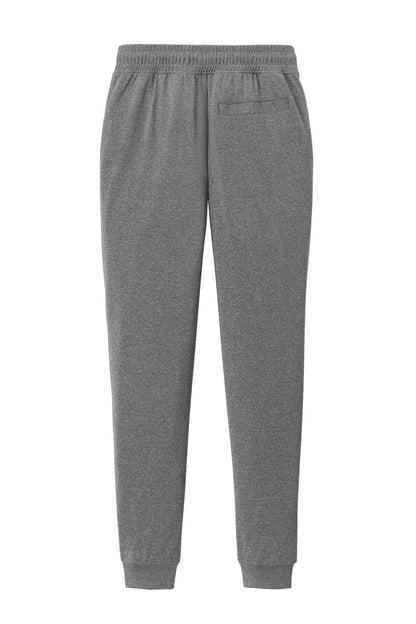 Rear View of CharGreyHt Sport-Tek Sport-Wick Stretch Jogger PST858