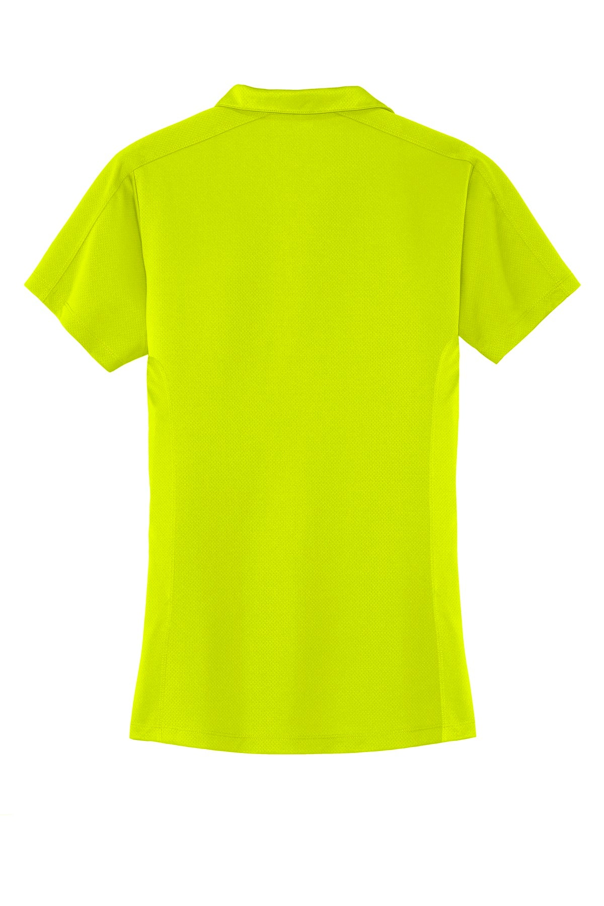 Rear View of Citron Port Authority Women's Diamond Jacquard Polo. L569