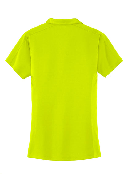 Rear View of Citron Port Authority Women's Diamond Jacquard Polo. L569