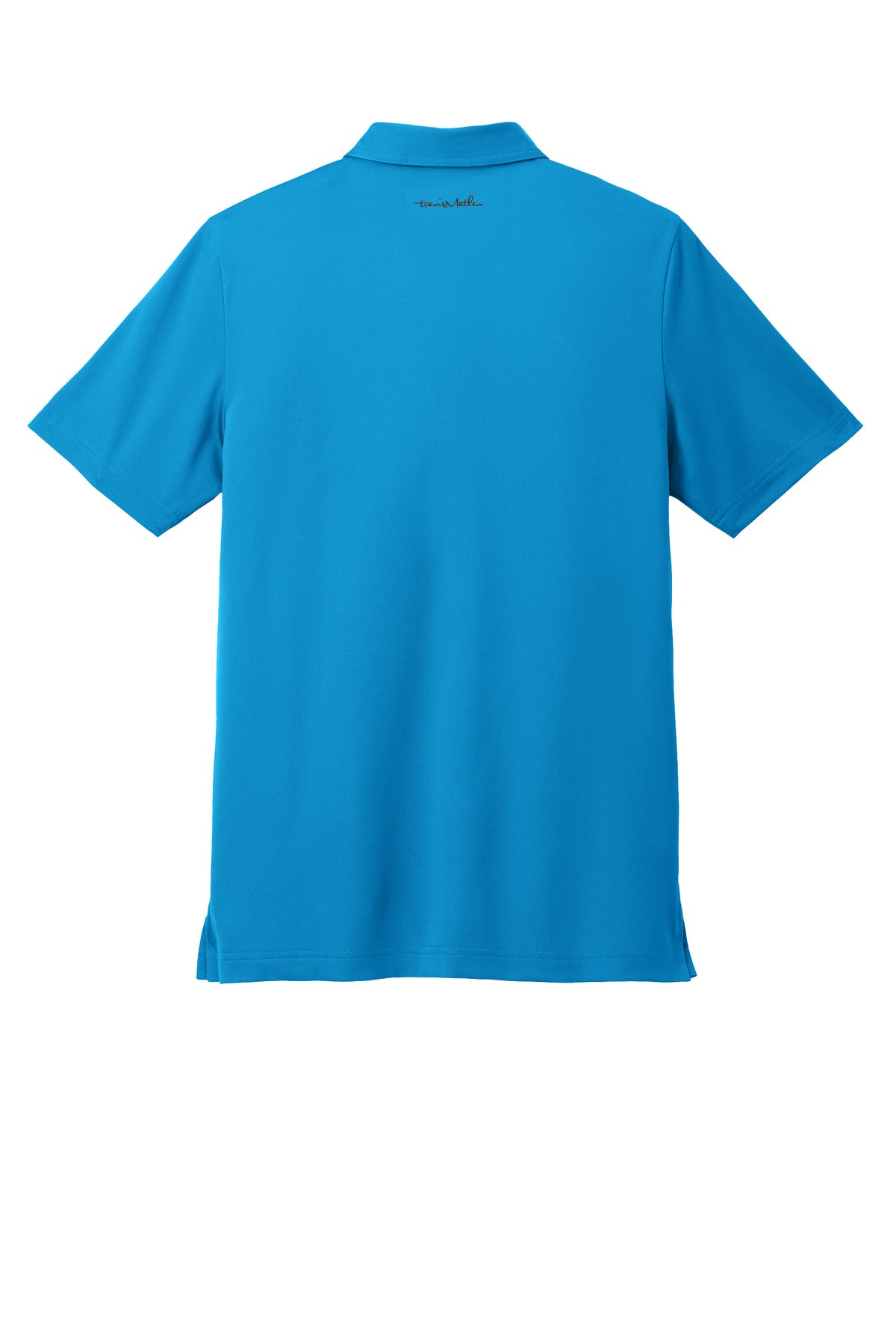 Rear View of ClassicBlu TravisMathew Cabana Solid Polo TM1MAA370