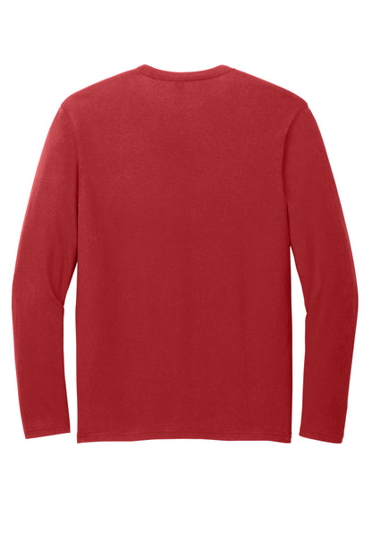 Rear View of ClassicRed District Very Important Tee Long Sleeve. DT6200