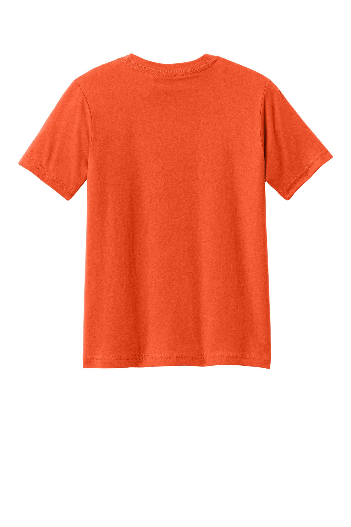 Rear View of ClscOrange Next Level Apparel Youth Cotton Tee NL3310