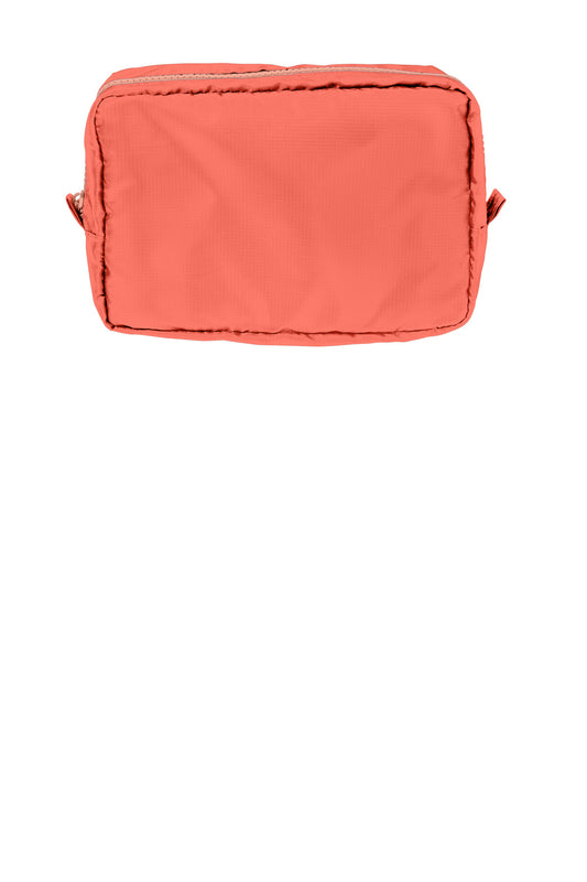 Rear View of Cl/SoftCl Port Authority Stash Dimensional Pouch (5-Pack) BG916