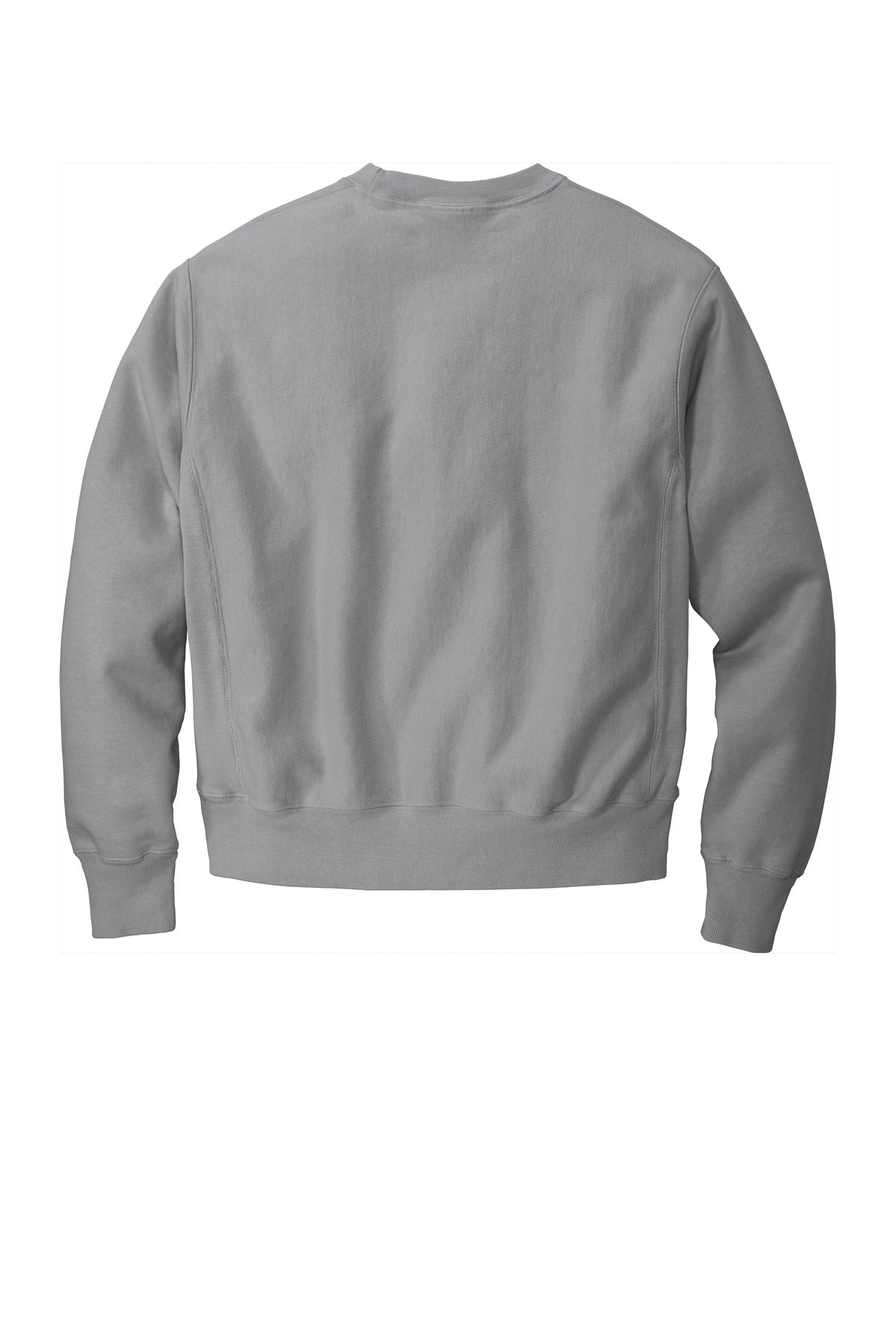 Rear View of Concrete Champion Reverse Weave Garment-Dyed Crewneck Sweatshirt. GDS149