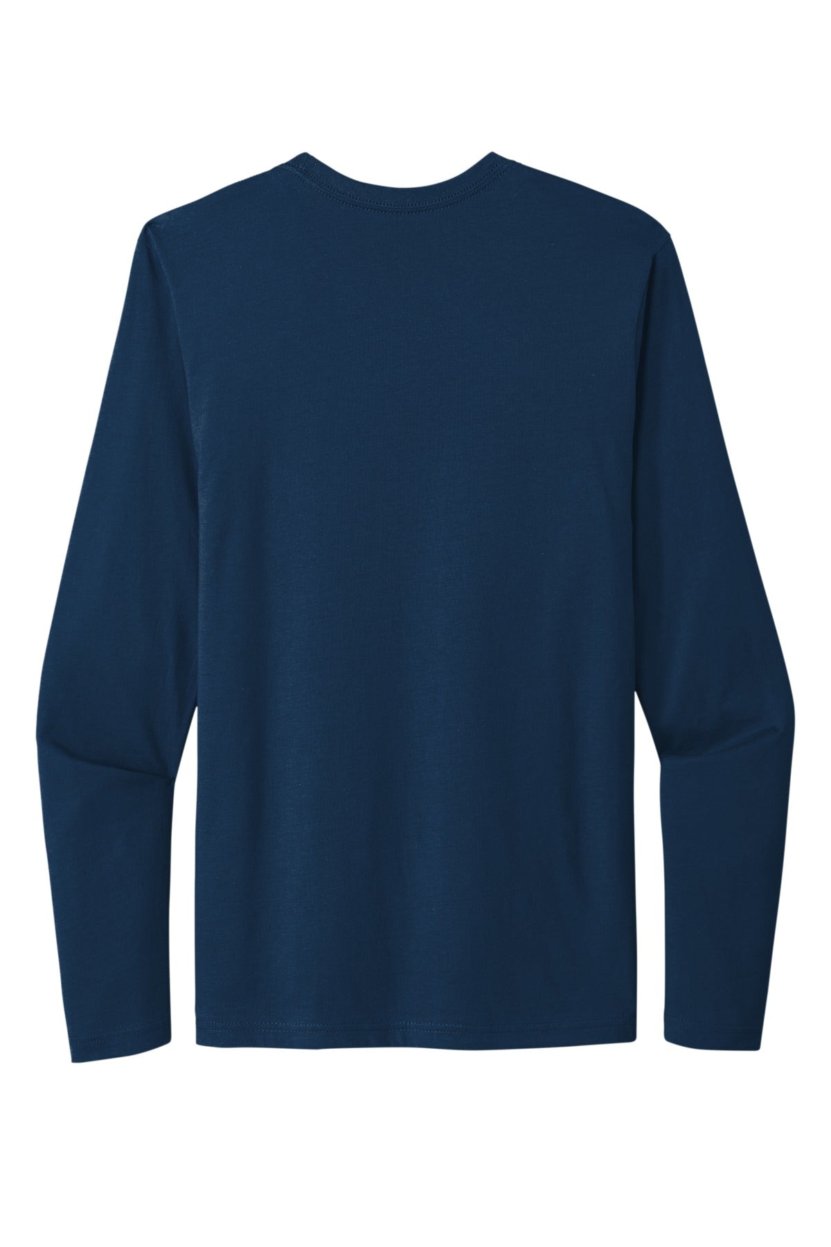 Rear View of CooBlue Next Level Apparel Cotton Long Sleeve Tee. NL3601