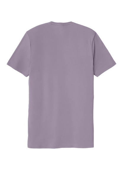 Rear View of CosmicPrpl Allmade Unisex Organic Cotton Tee. AL2100