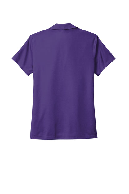 Rear View of CourtPrpl Nike Women's Dri-FIT Micro Pique 2.0 Polo NKDC1991
