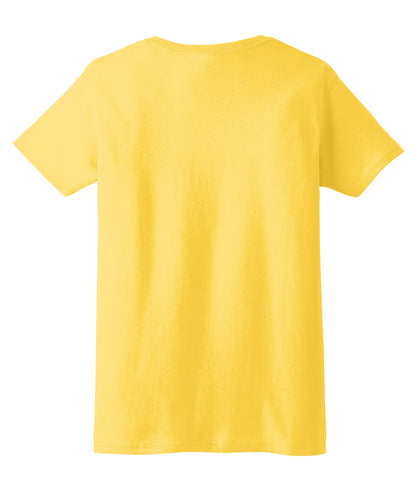 Rear View of Daisy Gildan Women's Ultra Cotton 100% US Cotton T-Shirt. 2000L