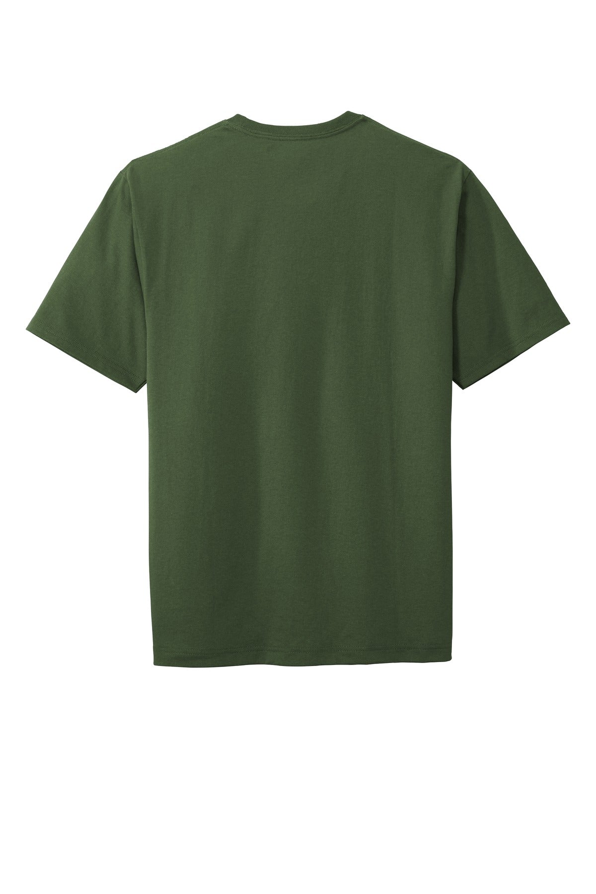 Rear View of Dark Green CornerStone Workwear Pocket Tee CS430