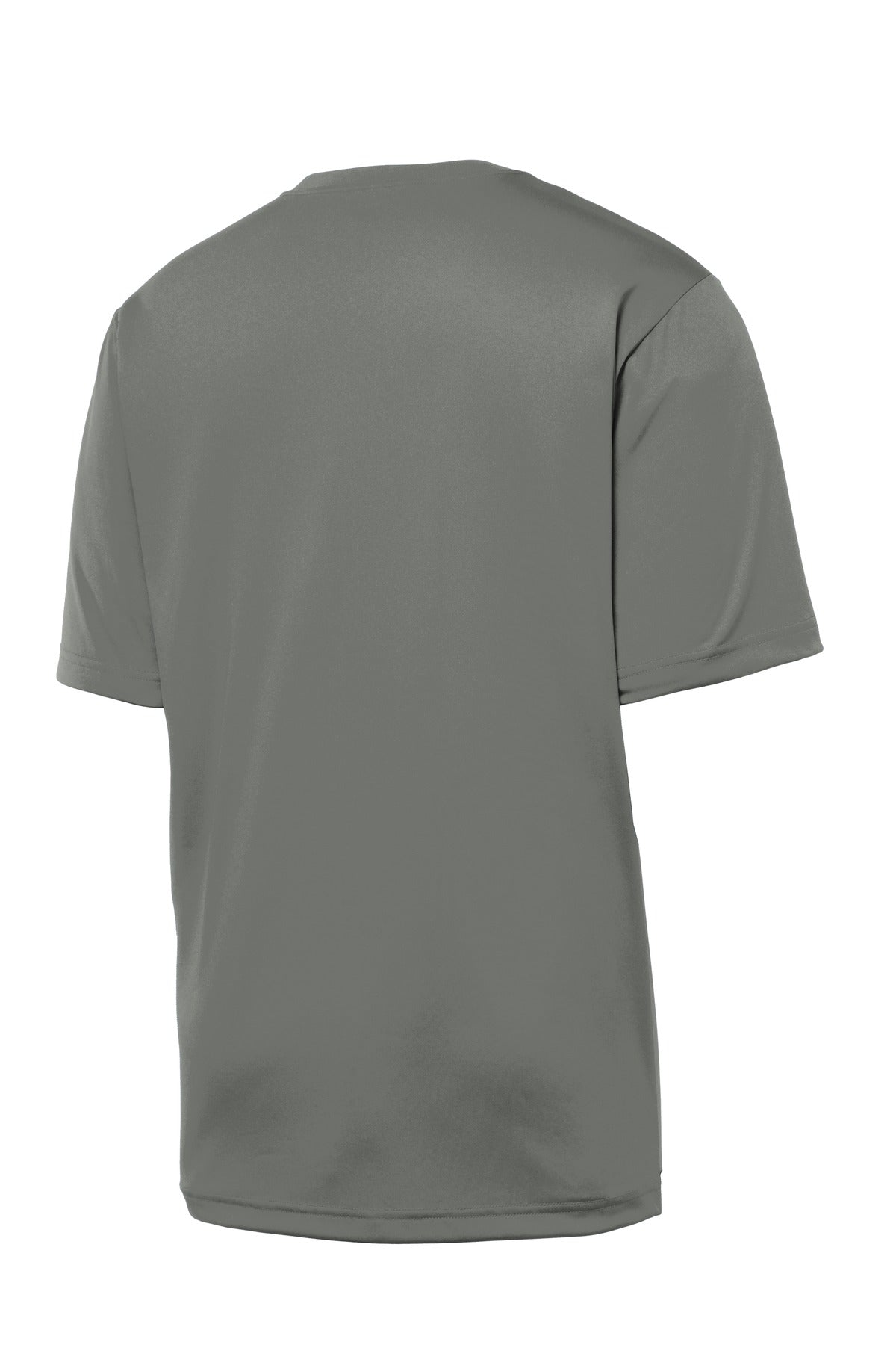 Rear View of Dark Smoke Gry Sport-Tek PosiCharge Tough Tee . ST320