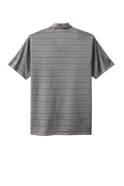 Rear View of DarkGrey Nike Dri-FIT Vapor Jacquard Polo NKDC2115