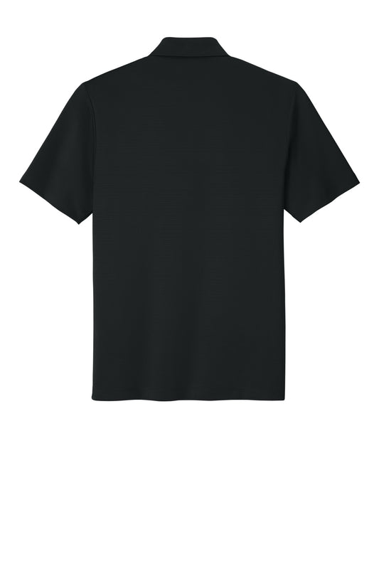 Rear View of Deep Black Port Authority Eclipse Stretch Polo. K587
