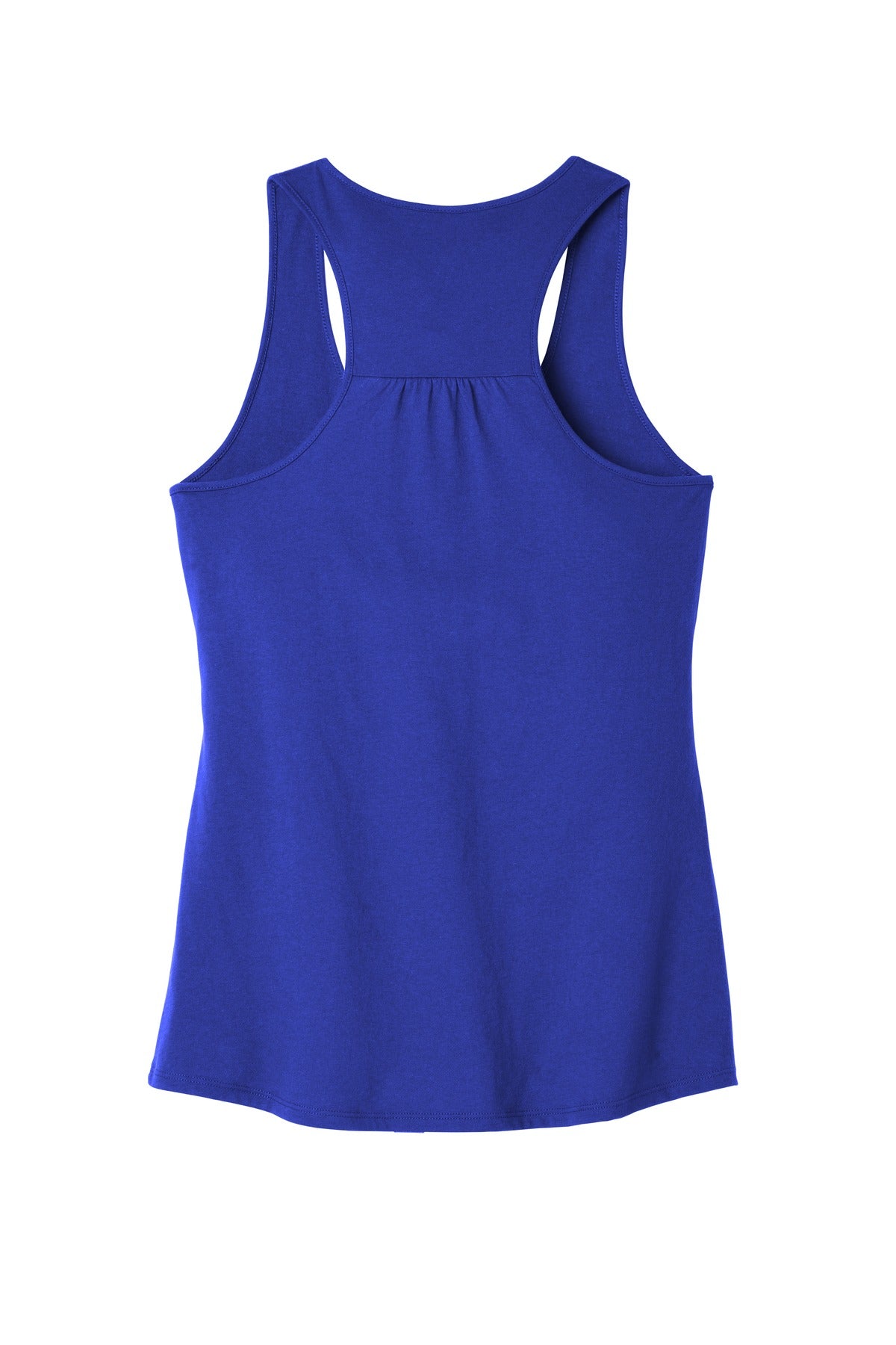 Rear View of Deep Royal District Women's V.I.T. Racerback Tank DT6302