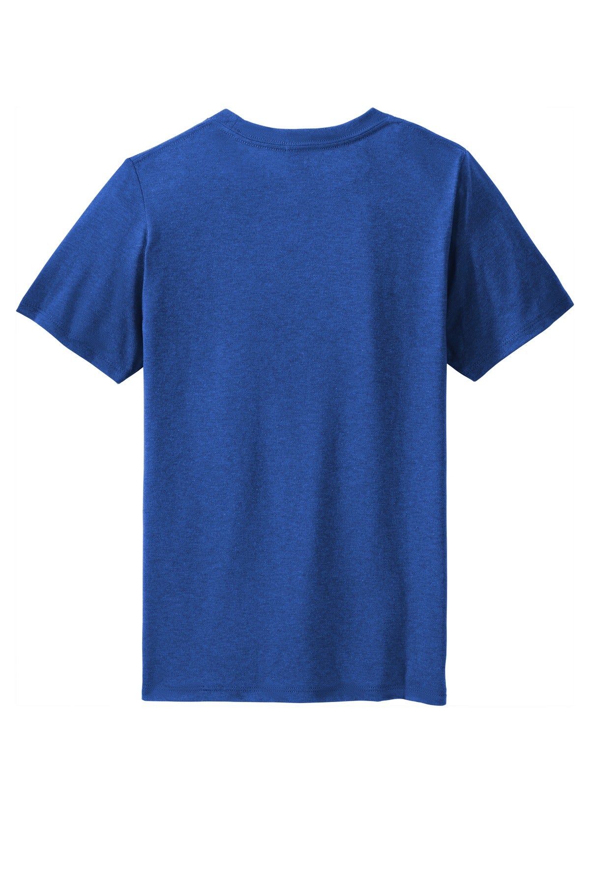 Rear View of Deep Royal District Youth Perfect Tri Tee. DT130Y