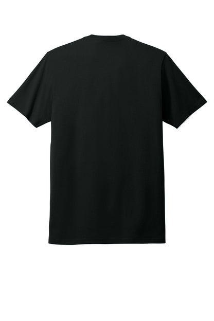 Rear View of DeepBlack Allmade Unisex Heavyweight Recycled Cotton Tee AL3000