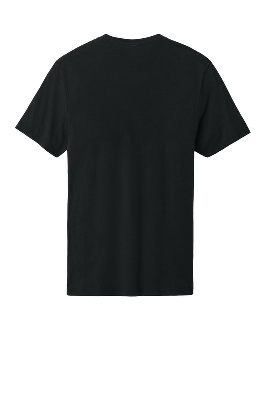 Rear View of DeepBlack Allmade Unisex Recycled Blend Tee AL2300