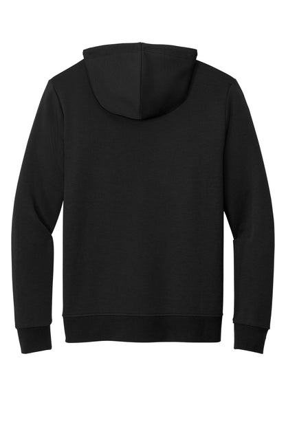 Rear View of DeepBlack Brooks Brothers Double-Knit Full-Zip Hoodie BB18208