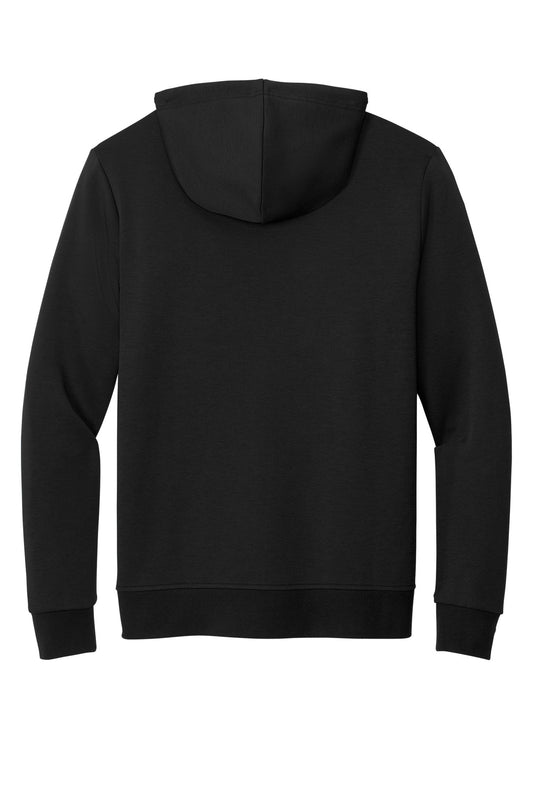 Rear View of DeepBlack Brooks Brothers Double-Knit Full-Zip Hoodie BB18208