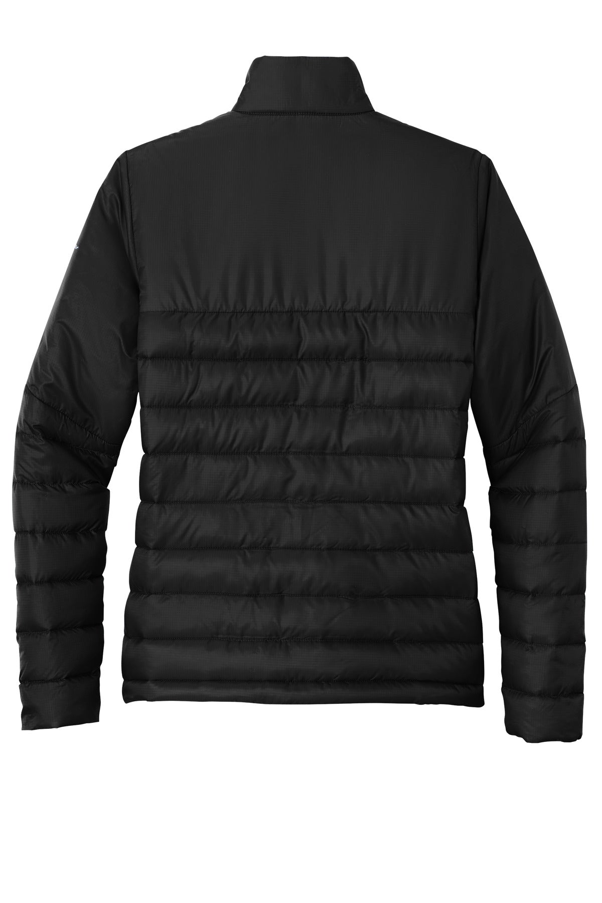 Rear View of DeepBlack Eddie Bauer Women's Quilted Jacket EB511