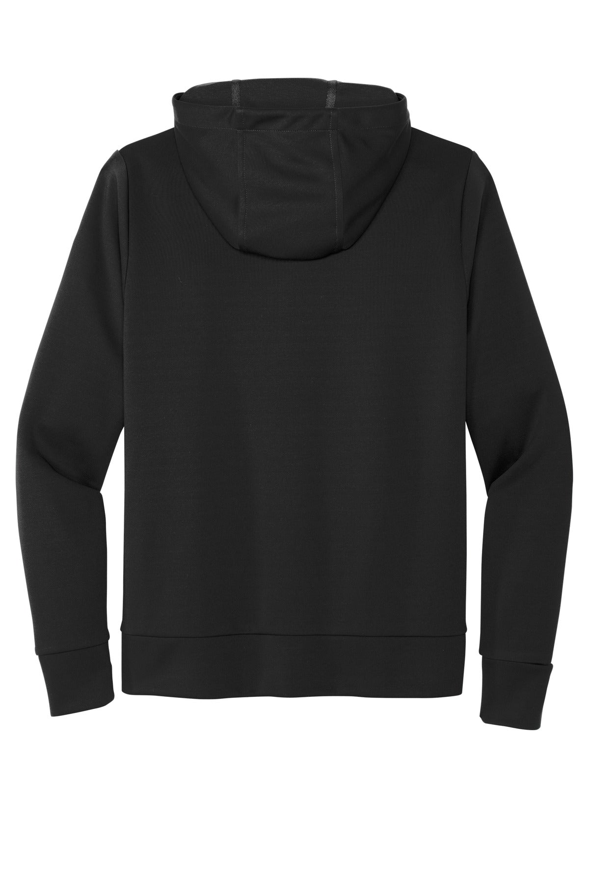 Rear View of DeepBlack Mercer+Mettle Double-Knit Full-Zip Hoodie MM3002