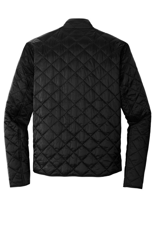 Rear View of DeepBlack Mercer+Mettle Quilted Full-Zip Jacket MM7200