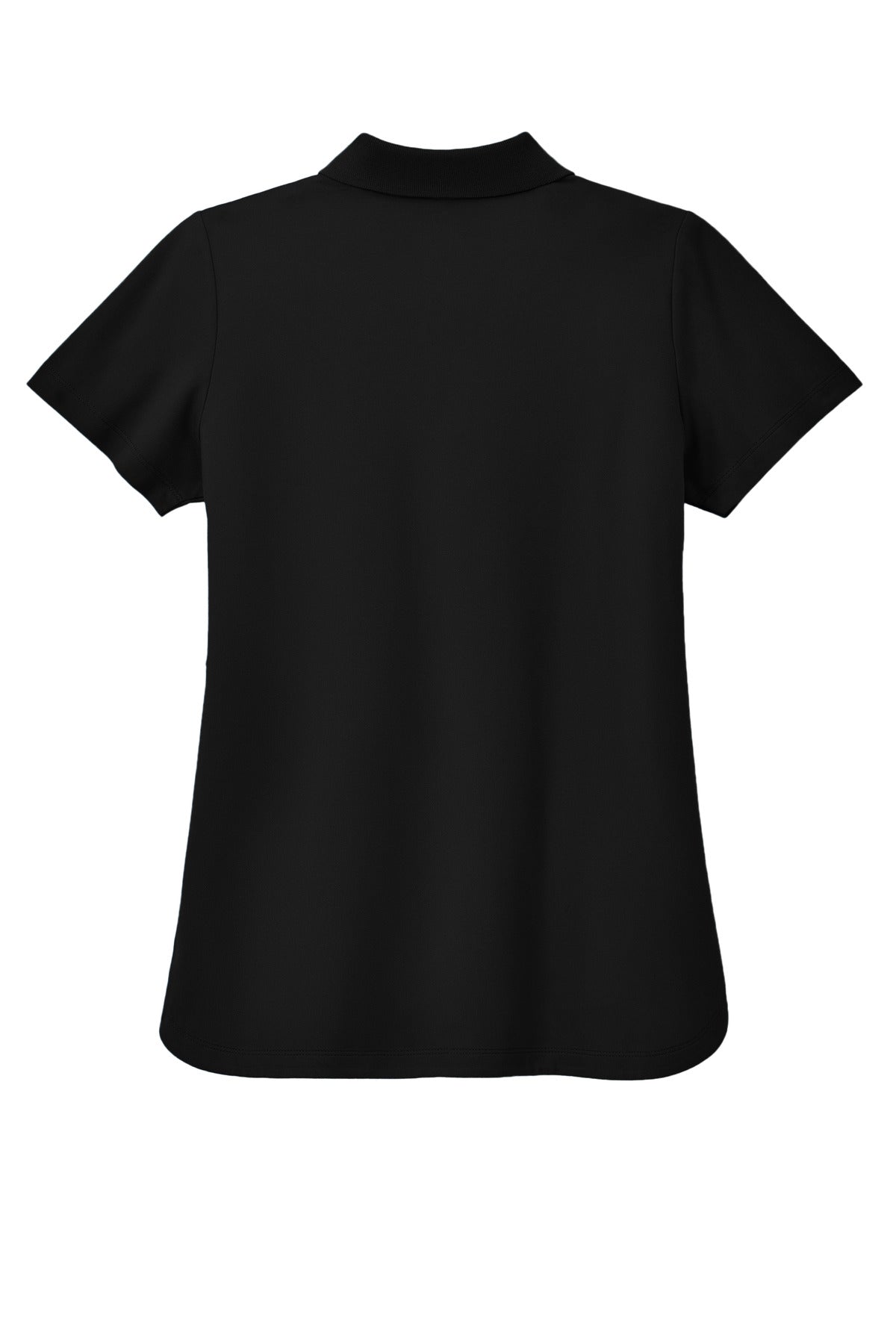 Rear View of DeepBlack Mercer+Mettle Women's Stretch Pique Polo MM1005
