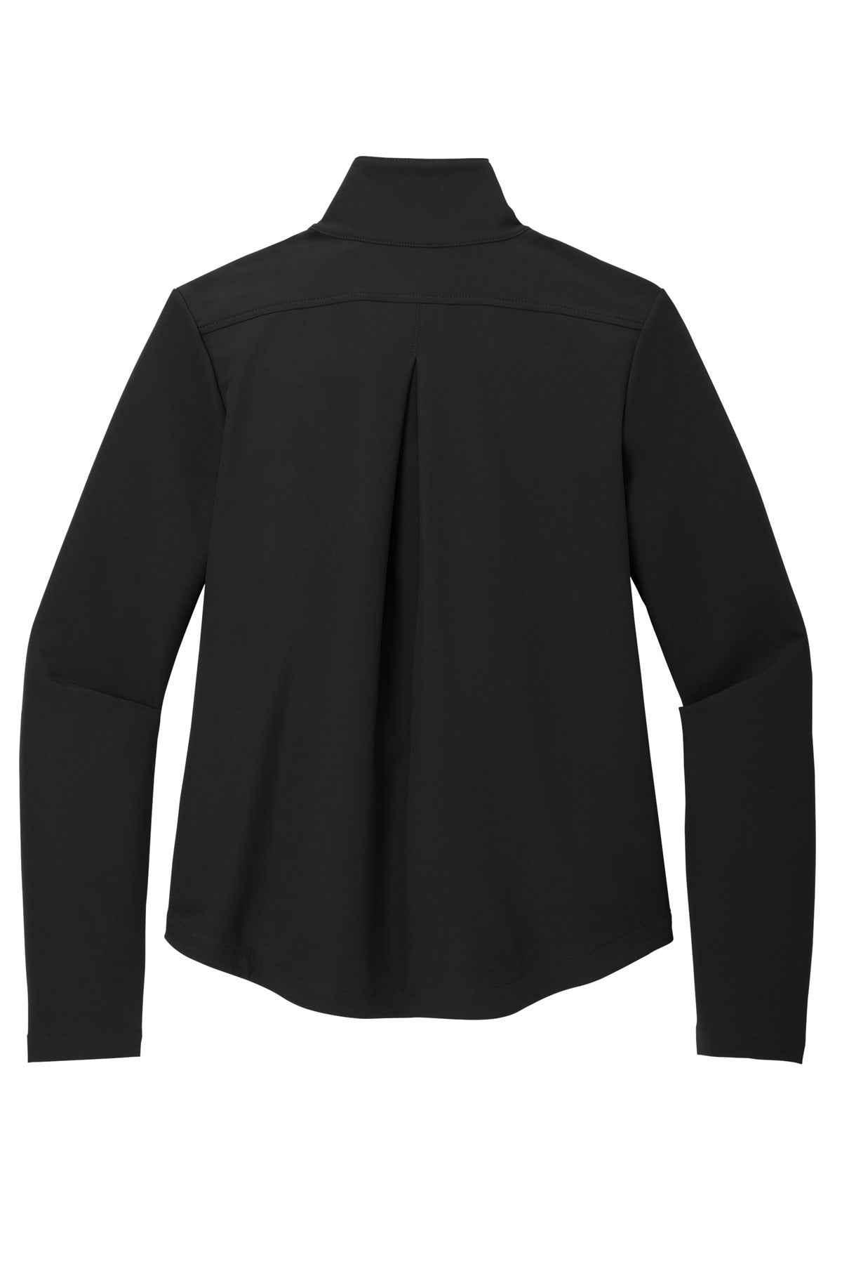 Rear View of DeepBlack Mercer+Mettle Women's Stretch Soft Shell Jacket MM7103