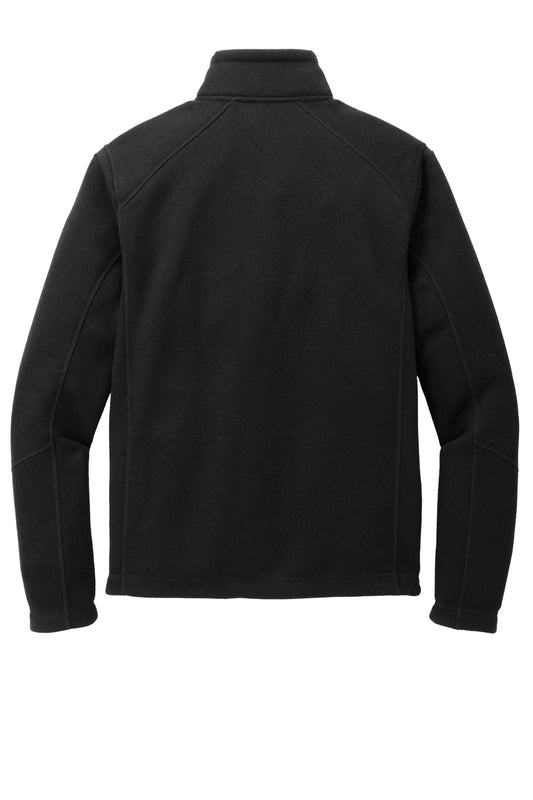 Rear View of DeepBlack Port Authority Arc Sweater Fleece Jacket F428