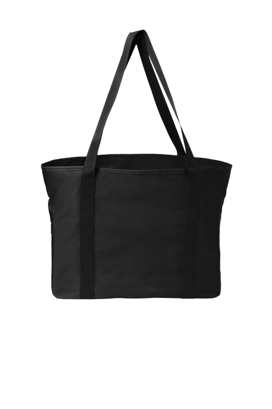 Rear View of DeepBlack Port Authority C-FREE Recycled Tote BG470