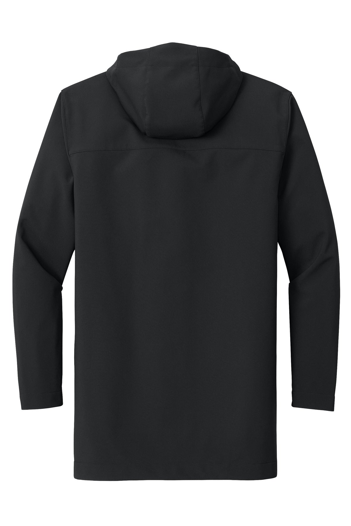 Rear View of DeepBlack Port Authority Collective Outer Soft Shell Parka J919