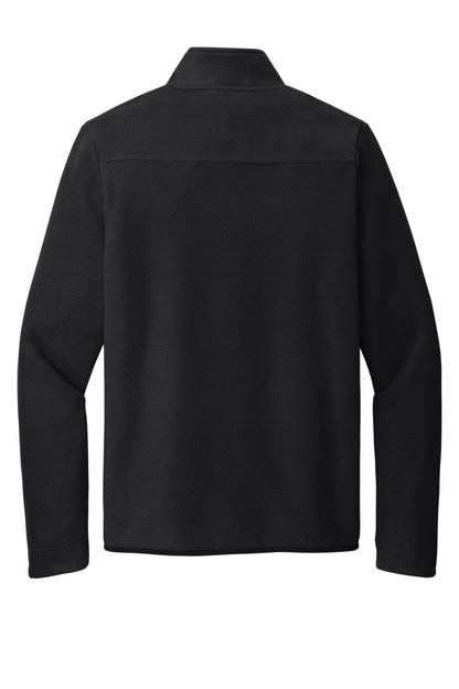 Rear View of DeepBlack Port Authority Connection Fleece Jacket F110
