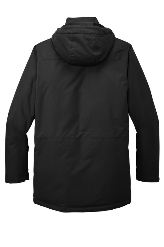 Rear View of DeepBlack Port Authority Excursion Parka J599
