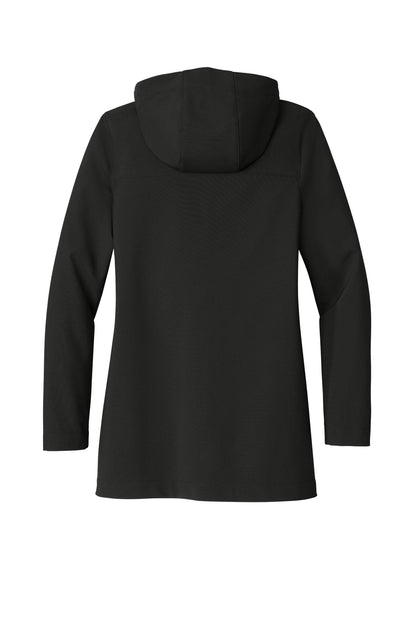 Rear View of DeepBlack Port Authority Women's Collective Outer Soft Shell Parka L919