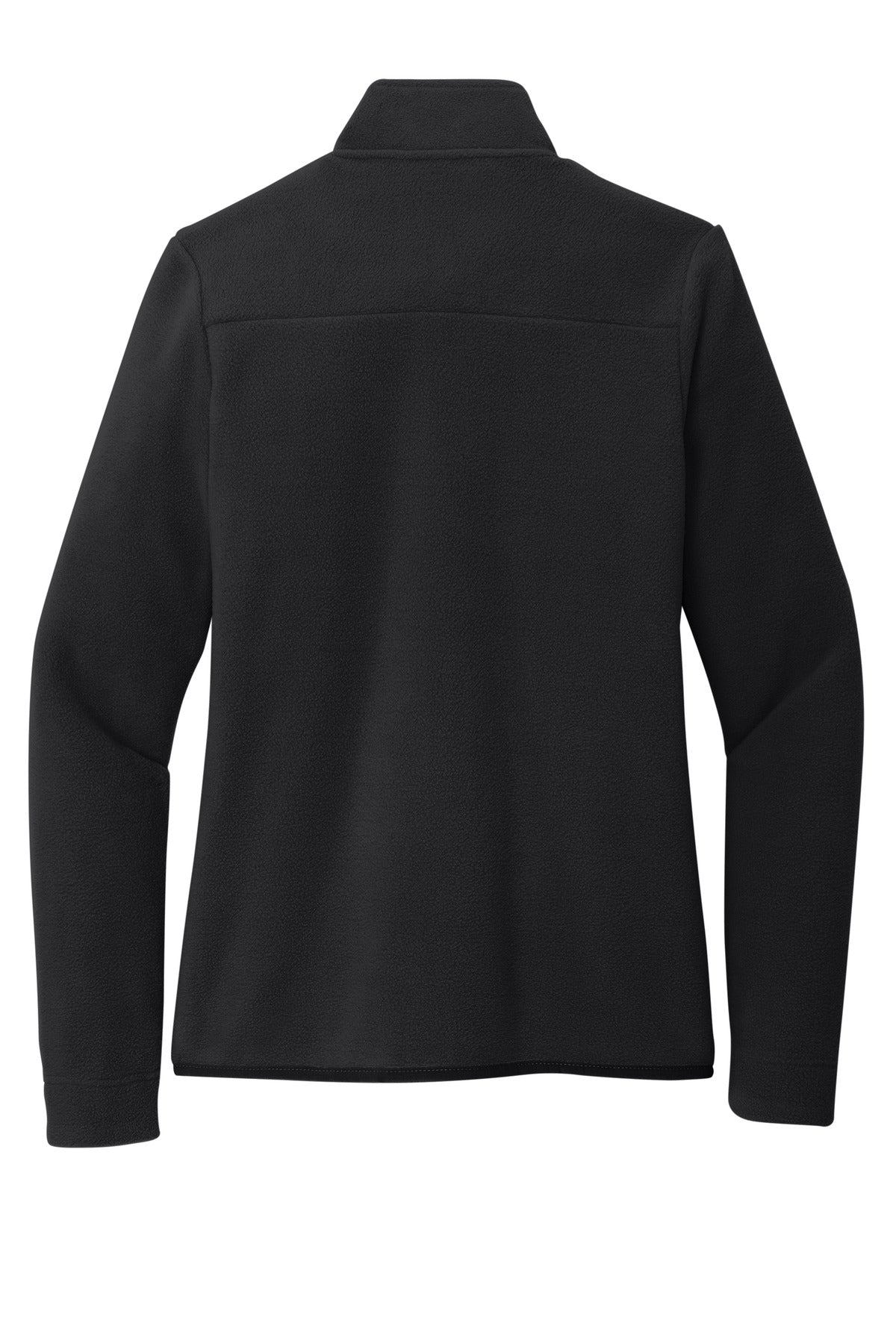 Rear View of DeepBlack Port Authority Women's Connection Fleece Jacket L110