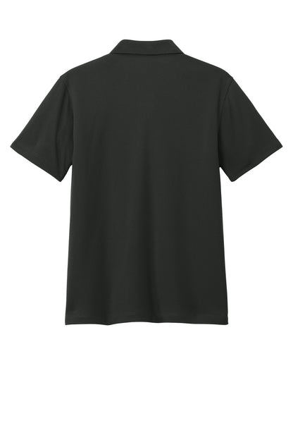 Rear View of DeepBlack Port Authority Youth Dry Zone UV Micro-Mesh Polo Y110