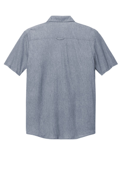 Rear View of DeepBlueHt OGIO Extend Short Sleeve Button-Up OG160