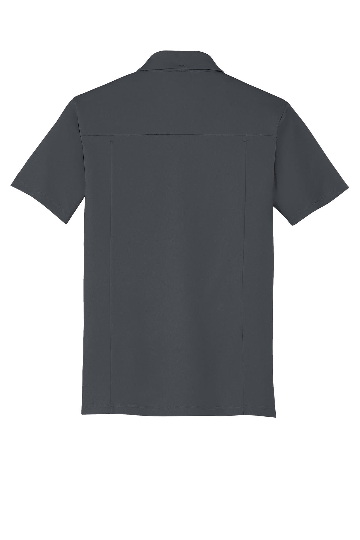 Rear View of Diesel Grey OGIO Framework Polo. OG125