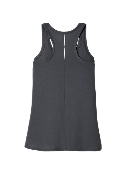 Rear View of Diesel Grey OGIO Women's Luuma Tank. LOG801