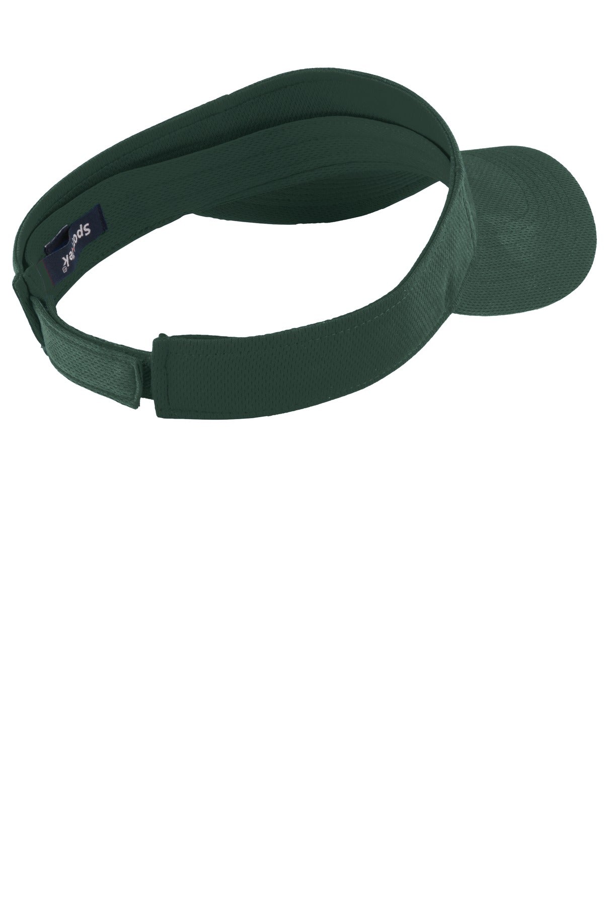Rear View of Dk Forest Grn Sport-Tek PosiCharge RacerMesh Visor. STC27