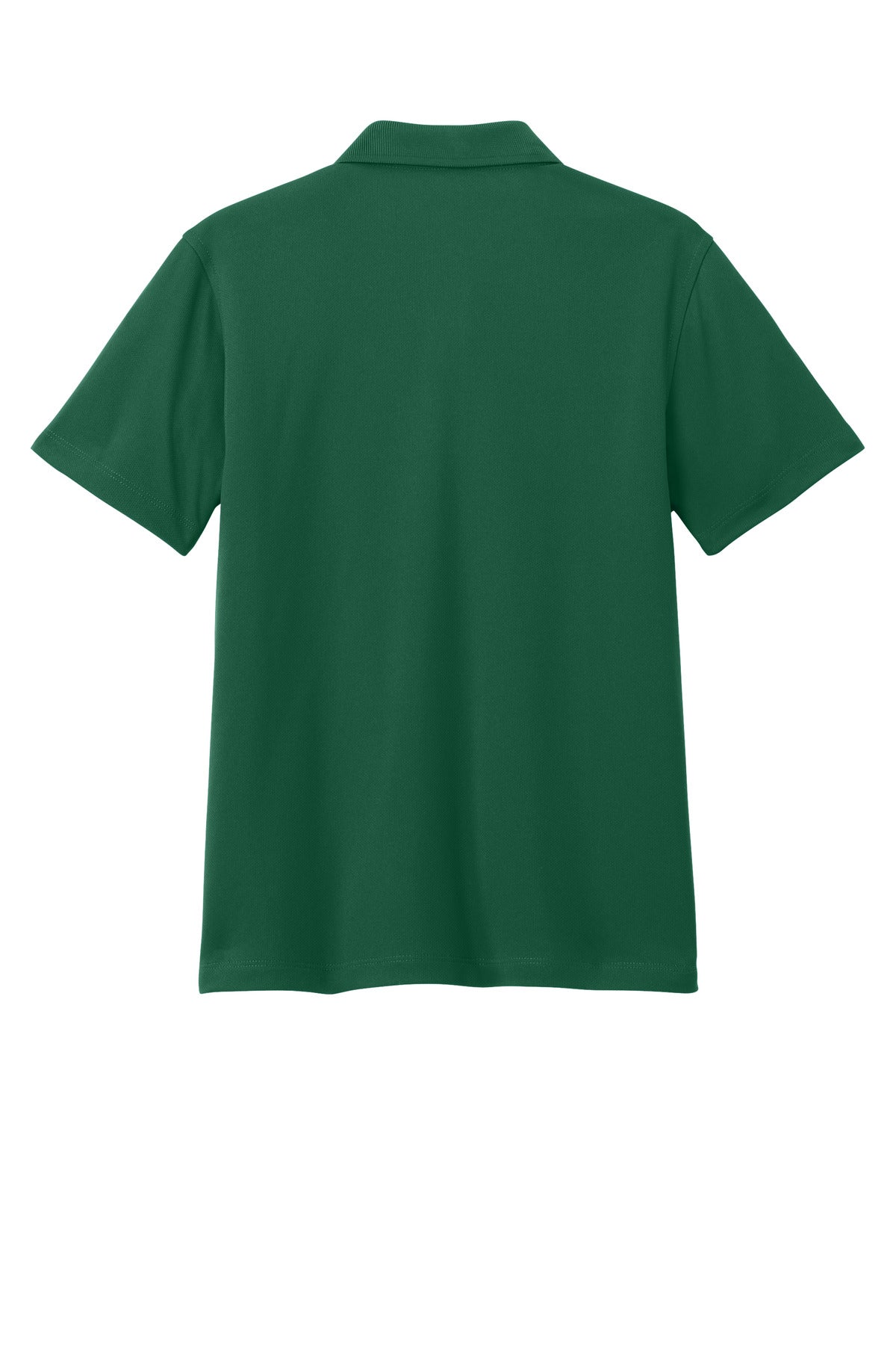 Rear View of DpForGrn Port Authority Youth Dry Zone UV Micro-Mesh Polo Y110