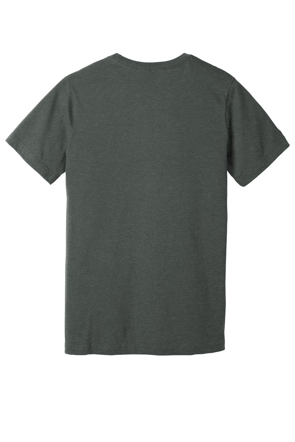 Rear View of DpHeather BELLA+CANVAS Unisex Heather CVC V-Neck Tee BC3005CVC