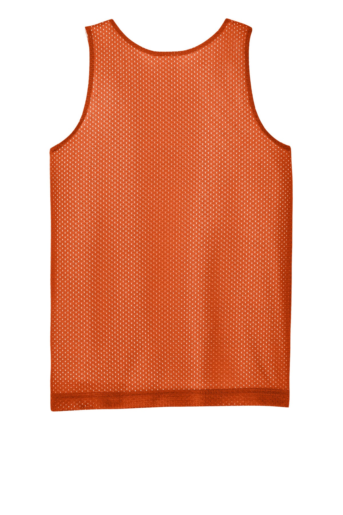 Rear View of DpOr/White Sport-Tek Youth PosiCharge Reversible Mesh Tank YST5000
