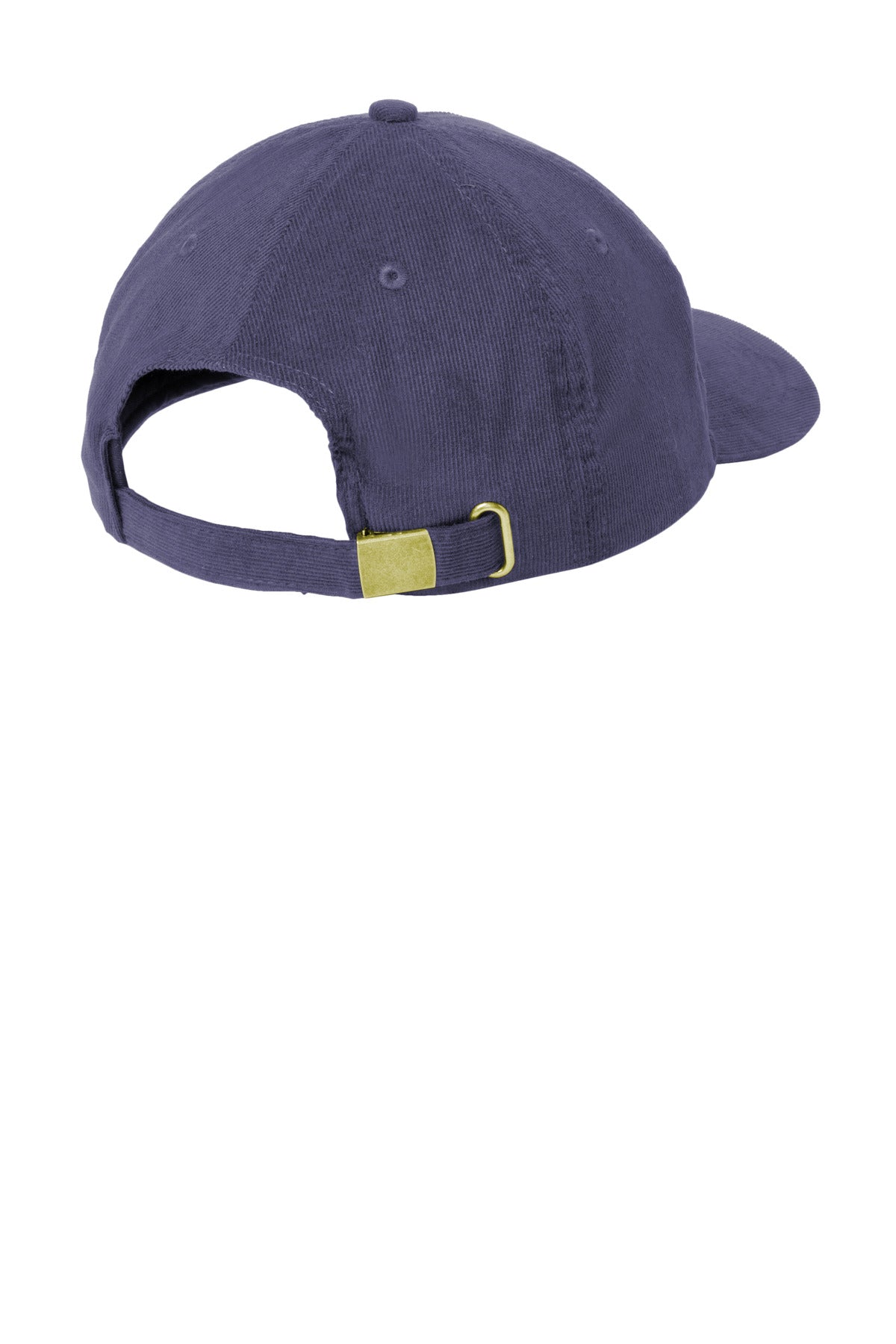 Rear View of DsBlNavy Port Authority Light Corduroy Dad Cap C973