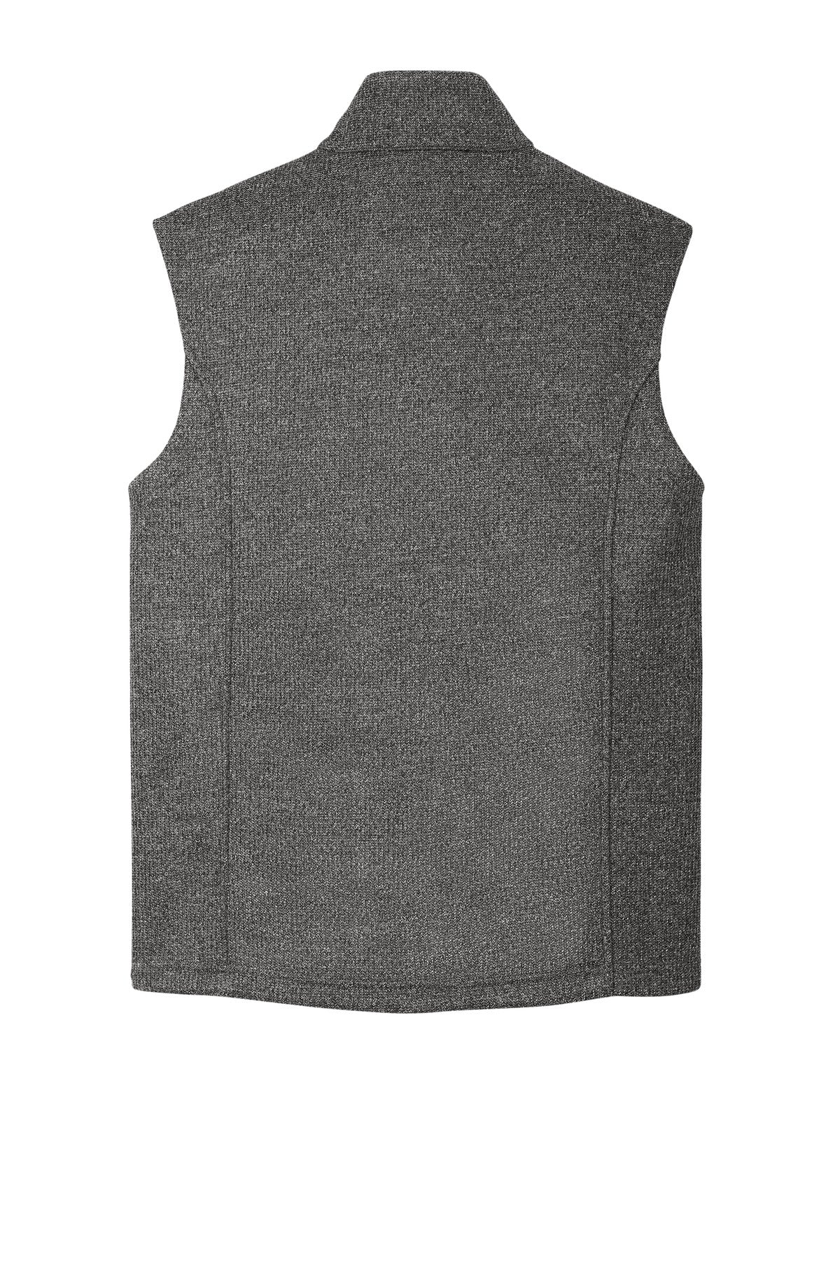Rear View of DslGyHthr OGIO Grit Fleece Vest OG730