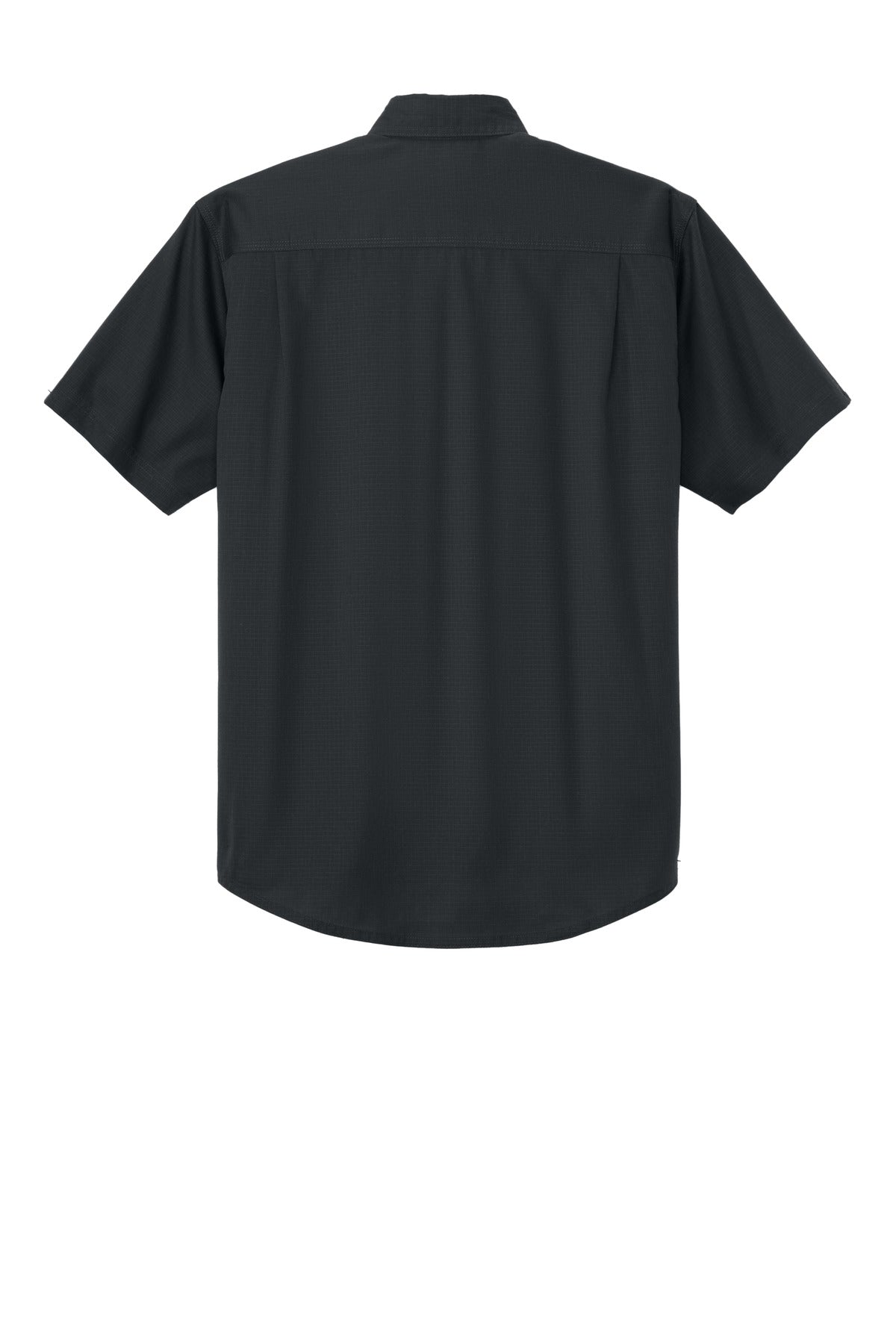 Rear View of EchoSteel CornerStone Short Sleeve Select Ripstop Shirt CSW175