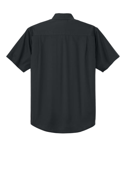 Rear View of EchoSteel CornerStone Short Sleeve Select Ripstop Shirt CSW175