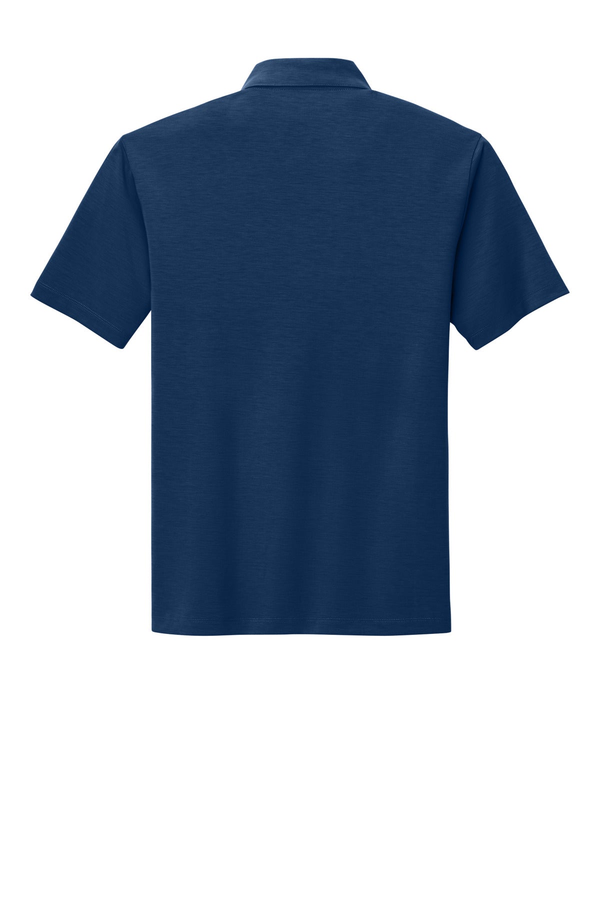 Rear View of Estate Blue Port Authority Cotton Touch Performance Polo. K568
