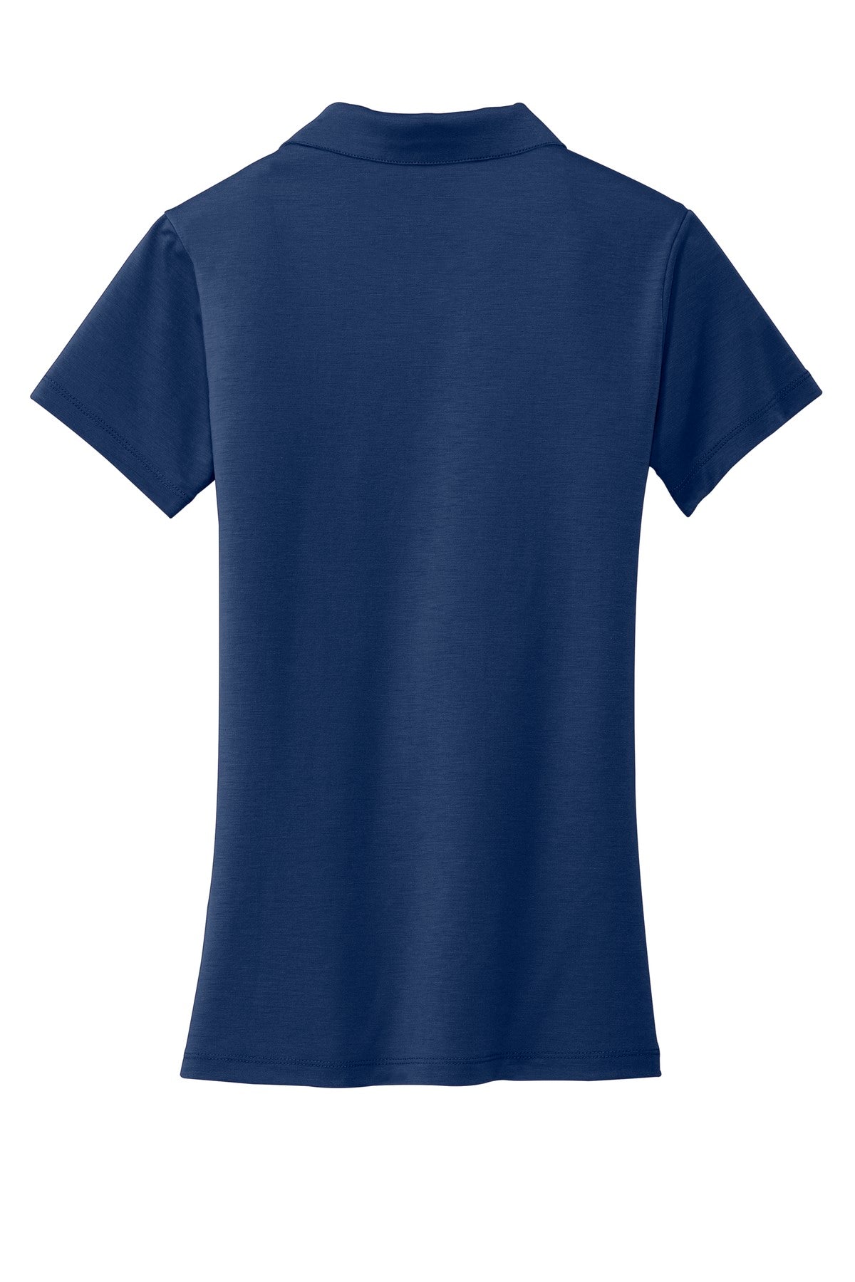 Rear View of Estate Blue Port Authority Women's Cotton Touch Performance Polo. L568