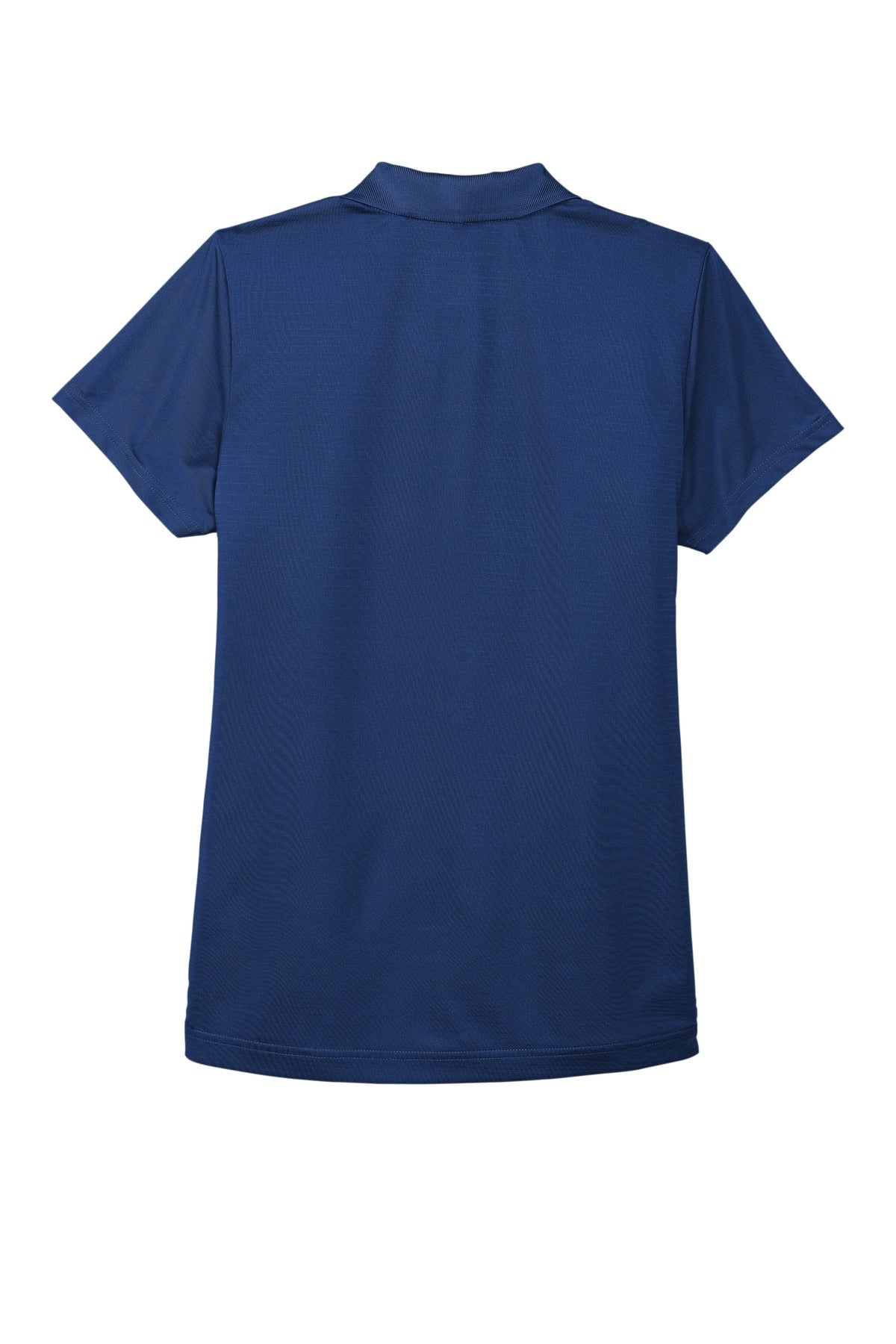 Rear View of Estate Blue Port Authority Women's Eclipse Stretch Polo. LK587