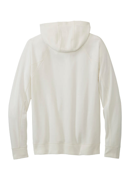 Rear View of FanWhite New Era STS 1/4-Zip Hoodie NEA541